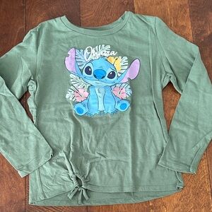 Disney Kids Olive Stitch Long Sleeve Tee